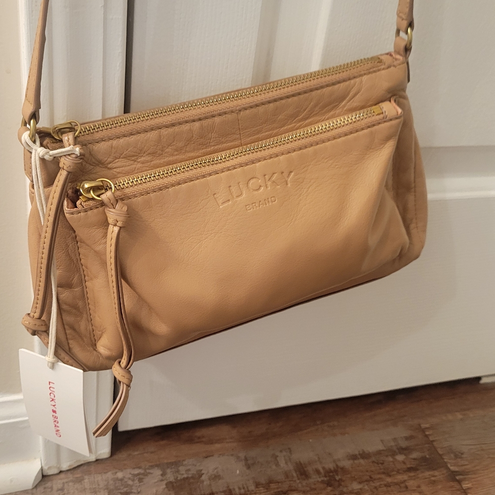 Lucky Brand Tan Crossbody Bag